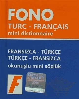 Fransızca / Türkçe - Türkçe / Fransızca Mini Sözlük – Kolektif – Fono Yayınları kitap kapağı