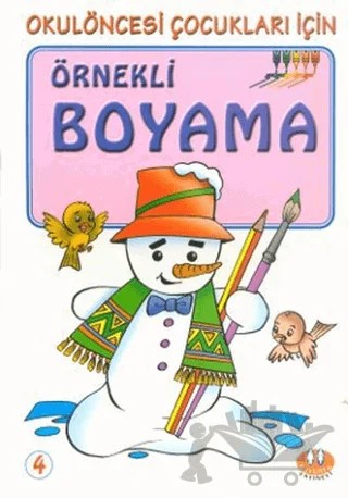 Örnekli Boyama 4 – Kolektif – Özyürek Yayınları kitap kapağı
