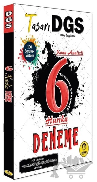 DGS 6 Harika Deneme PDF Çözümlü Tasarı Yayınları – Kolektif – Tasarı Eğitim Yayınları kitap kapağı