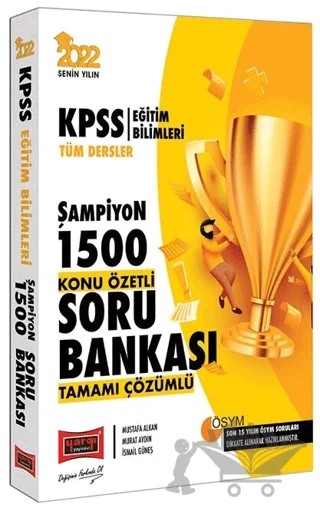 Yargı Yayınları 2022 KPSS Eğitim Bilimleri Tüm Dersler Şampiyon 1500 Tamamı Çözümlü Konu Özetli Soru Bankası – Kolektif – Yargı Yayınevi kitap kapağı