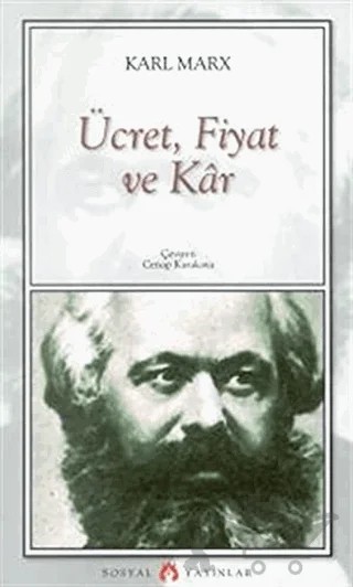 Ücret, Fiyat ve Kar – Karl Marx – Sosyal Yayınları kitap kapağı