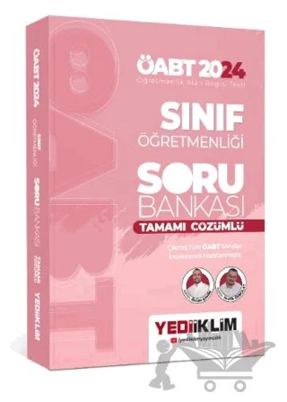2024 ÖABT Sınıf Öğretmenliği Tamamı Çözümlü Soru Bankası – Kolektif – Yediiklim Yayınları kitap kapağı
