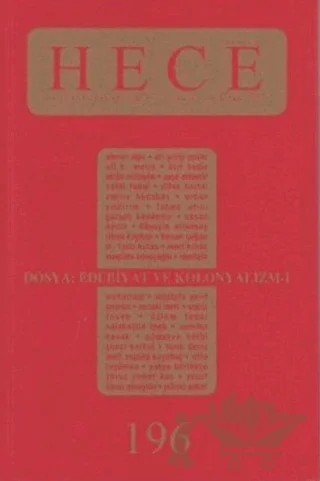 Hece Aylık Edebiyat Dergisi Sayı: 196 – Hece Dergisi kitap kapağı