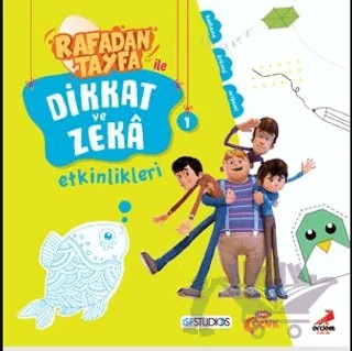 Rafadan Tayfa İle Dikkat ve Zeka Etkinlikleri 1 – Neslihan Yalçın – Erdem Çocuk kitap kapağı