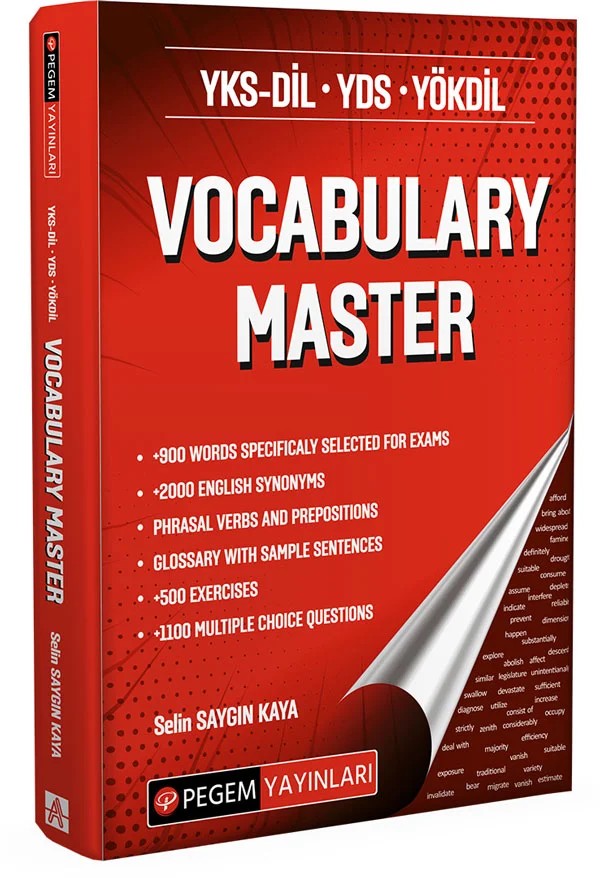 YKS-DİL YDS YÖKDİL Vocabulary Master – DİL YDS YÖKDİL Vocabulary Master – Pegem Akademi Yayıncılık kitap kapağı