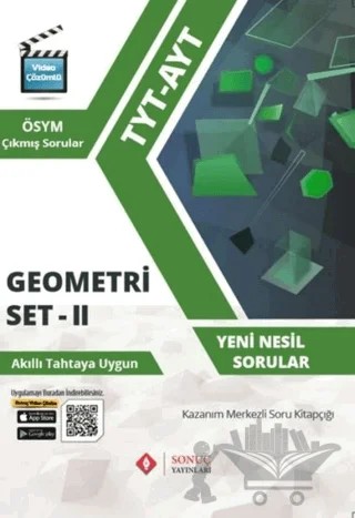 TYT AYT Geometri Set 2 Kazanım Merkezli Soru Kitapçığı – Kolektif – Sonuç Yayınları kitap kapağı