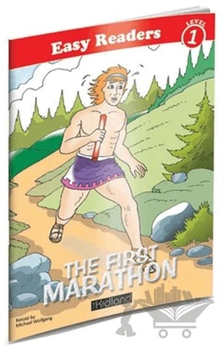 The First Marathon - Easy Readers Level 1 – Michael Wolfgang – MK Publications kitap kapağı
