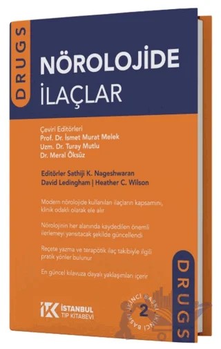 Nörolojide İlaçlar – Sathiji K. Nageshwaran, David Ledingham, Heather C. Wilson – İstanbul Tıp Kitabevi kitap kapağı