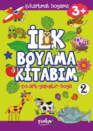 Çıkartmalı İlk Boyama Kitabım - 2 (3+ Yaş) – Buçe Dayı – Pinokyo Yayınları kitap kapağı