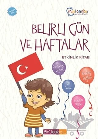 Belirli Gün ve Haftalar Etkinlik Kitabı (48 Ay ve Üzeri) - Mavi Çember Okul Öncesi Eğitim – Kolektif – Bir Ocak Yayınları kitap kapağı