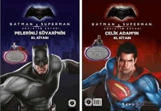 Batman ve Süperman - Pelerinli Süvari'nin El Kitabı / Çelik Adam'ın El Kitabı – Kolektif – Artemis Yayınları kitap kapağı