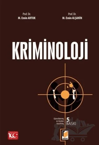 Kriminoloji – Mehmet Emin Artuk, Mehmet Emin Alşahin – Adalet Yayınevi kitap kapağı
