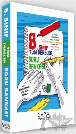 8. Sınıf Tüm Dersler Soru Bankası – Kolektif – Çapa Yayınları kitap kapağı