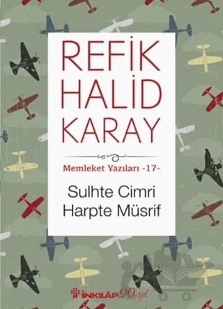 Sulhte Cimri Harpte Müsrif – Refik Halid Karay – İnkılap Kitabevi kitap kapağı