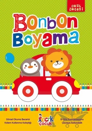 Bonbon Boyama – Kolektif – Bıcırık Yayınları kitap kapağı