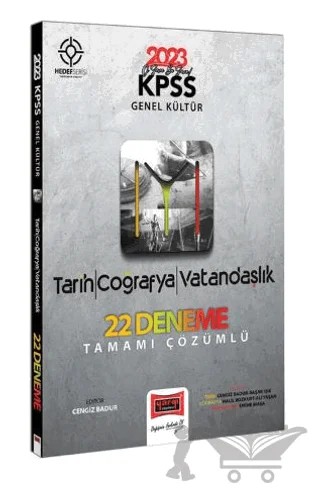Yargı Yayınları 2023 KPSS Hedef Serisi IYI Genel Kültür (Tarih-Coğrafya-Vatandaşlık) Tamamı Çözümlü 22 Deneme Sınavı – Cengiz Badur – Yargı Yayınevi kitap kapağı