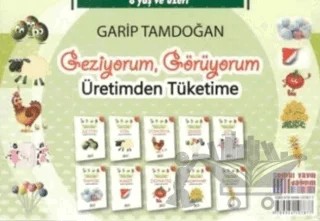 Geziyorum, Görüyorum Üretimden Tüketime (10 Kitap Takım) – Garip Tamdoğan – Somut Yayınları kitap kapağı