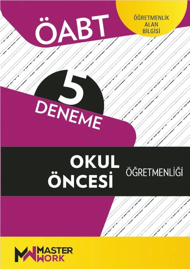 ÖABT - OKUL ÖNCESİ ÖĞRETMENLİĞİ - 5 Deneme – Komisyon – MasterWork kitap kapağı
