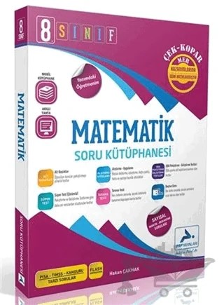 8. Sınıf LGS Matematik Soru Kütüphanesi – Kolektif – Paraf Yayınları kitap kapağı