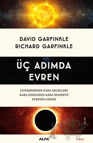 Üç Adımda Evren – David Garfinkle, Richard Garfinkle – Alfa Yayınları kitap kapağı