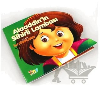 Alaaddinin Sihirli Lambası - Şekilli Masallar – Kolektif – Tiny Kids kitap kapağı