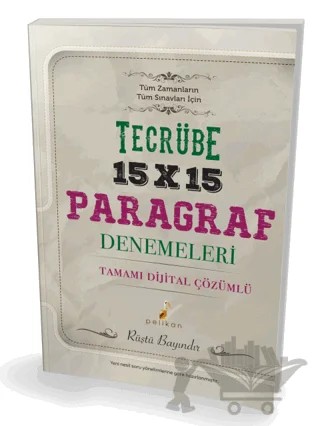 Tecrübe 15x15 Çözümlü Paragraf Denemeleri – Rüştü Bayındır – Pelikan Tıp Teknik Yayıncılık kitap kapağı