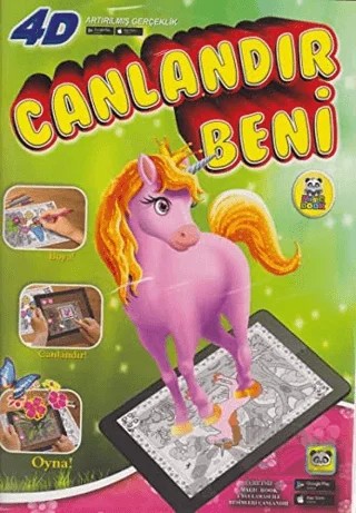 Canlandır Beni - Kızlar İçin Boyama Kitabı – Kolektif – Artge Kids kitap kapağı