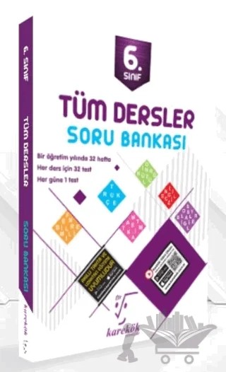 6. Sınıf Tüm Dersler Soru Bankası – Kolektif – Karekök Yayıncılık kitap kapağı
