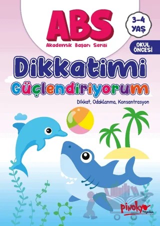 ABS 3-4 Yaş Dikkatimi Güçlendiriyorum – Buçe Dayı – Pinokyo Yayınları kitap kapağı