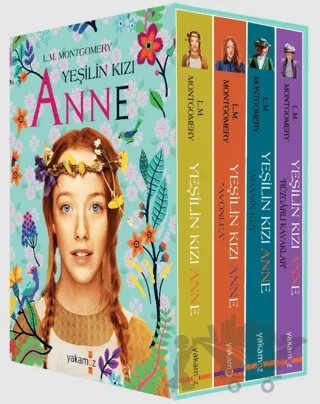 Yeşilin Kızı Anne (4 Kitap) – L. M. Montgomery – Yakamoz Yayınevi kitap kapağı