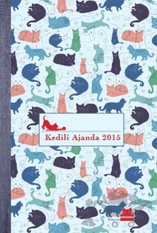 Kedili Ajanda 2015 – Kolektif – Kırmızı Kedi Yayınevi kitap kapağı