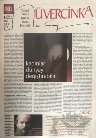 Üvercinka Dergisi: 103 - 104 Mayıs - Haziran 2023 – Üvercinka Dergisi kitap kapağı