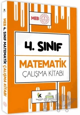 2025 MEB ÖDM İlkokul 4. Sınıf Matematik Çalışma Kitabı Alıştırmalı / Etkinlikli Soru Bankası – Kolektif – Karakutu Yayın kitap kapağı