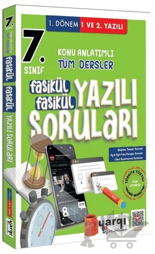 7. Sınıf 1. Dönem Konu Anlatımlı Tüm Dersler Fasikül Fasikül Yazılı Soruları – Kolektif – Yargı Ders Arkadaşım kitap kapağı