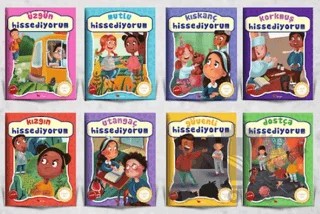 Duygular Seti (8 Kitap Takım) – Kolektif – Kağıt Uçak Yayınları kitap kapağı