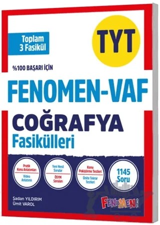 TYT VAF Coğrafya Fasikülleri Seti – Kolektif – Fenomen Yayınları kitap kapağı