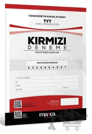 2025 TYT Yeni Nesil Kırmızı Deneme Tamamı Video Çözümlü – Kolektif – Marka Yayınları kitap kapağı