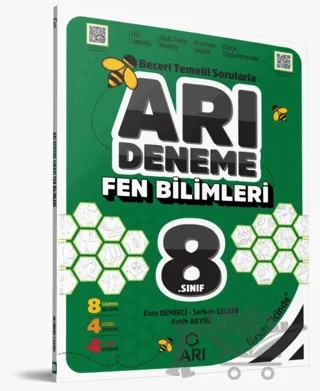 8. Sınıf Fen Bilimleri Arı Deneme Arı Yayınları – Kolektif – Arı Yayıncılık kitap kapağı