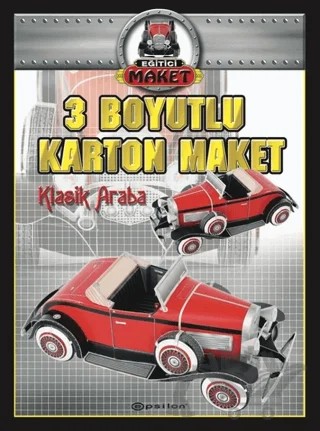 Klasik Araba - 3 Boyutlu Karton Maket – Kolektif – Epsilon Yayınevi kitap kapağı