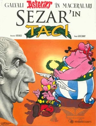 Asteriks Sezar’ın Tacı – Albert Uderzo, Rene Goscinny – Remzi Kitabevi kitap kapağı