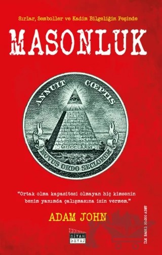 Masonluk – Adam John – Siyah Beyaz Yayınları kitap kapağı