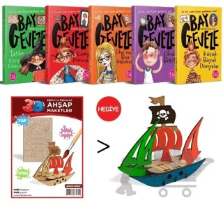 Bay Geveze 5 Kitap Takım (Korsan Gemisi 3D Ahşap Maket Hediyeli) – Kolektif – Halk Kitabevi kitap kapağı