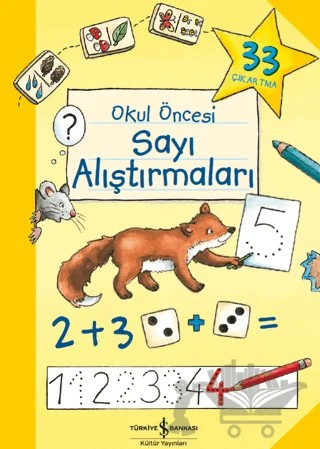 Okul Öncesi Sayı Alıştırmaları – Katja Kiefer – İş Bankası Kültür Yayınları kitap kapağı