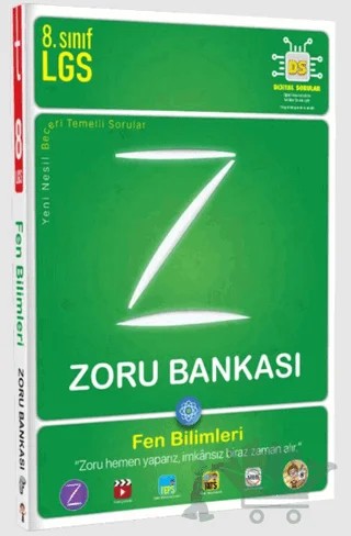 8. Sınıf LGS Fen Bilimleri Zoru Bankası – Kolektif – Tonguç Akademi kitap kapağı