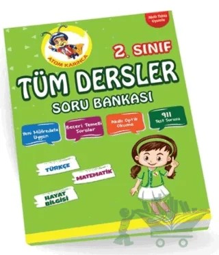 2. Sınıf Tüm Dersler Soru Bankası - 2 – Kollektif – Atom Karınca Yayınları kitap kapağı