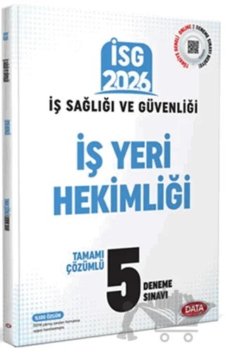 2026 İş Sağlığı Güvenliği İş Yeri Hekimliği Çözümlü 5 Deneme Sınavı – Kolektif – Data Yayınları kitap kapağı