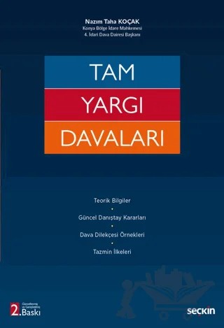 Tam Yargı Davaları – Nazım Taha Koçak – Seçkin Yayıncılık kitap kapağı