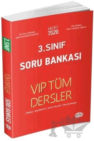 3. Sınıf VIP Tüm Dersler Soru Bankası – Kolektif – Editör Yayınevi kitap kapağı