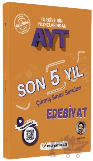 AYT Edebiyat Son 5 Yıl Çıkmış Sınav Soruları – Rüştü Hoca – Veri Yayınları kitap kapağı