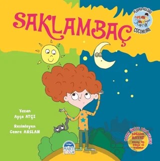 Saklambaç - Pijama Kulübü Çocukları – Ayça Atçı – Martı Çocuk Yayınları kitap kapağı